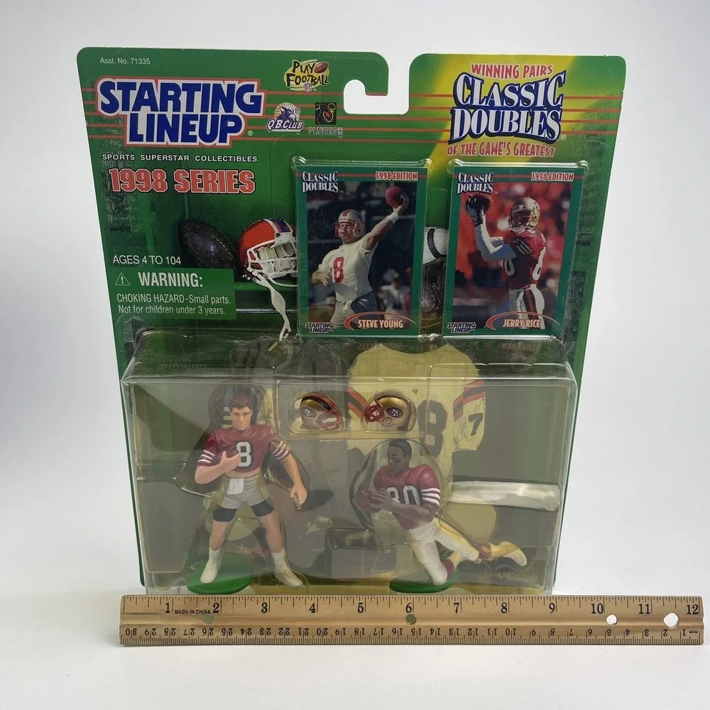 Kenner Starting Lineup Steve Young & Jerry Rice 1998 Series Classic Doubles